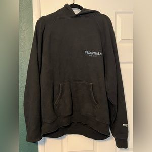 Black M Essentials Fear of God Hoodie